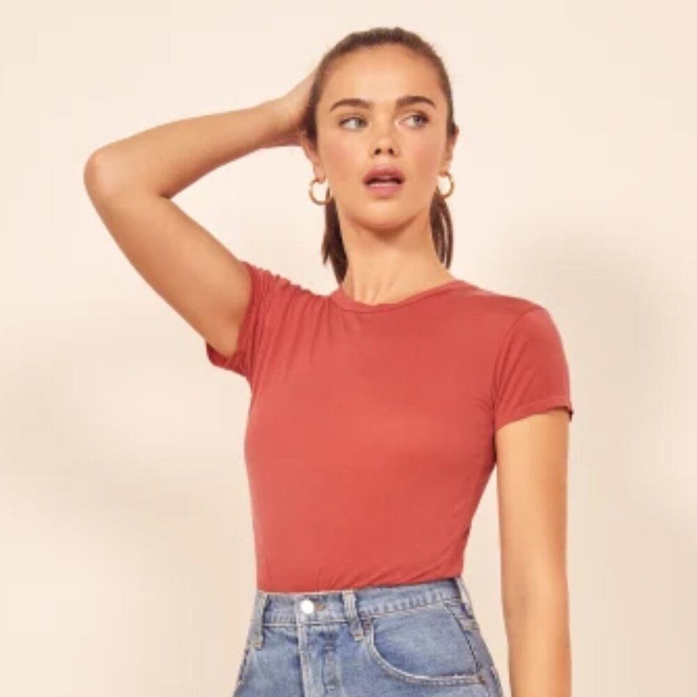 Reformation Alex Slim Tee